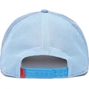 blaue-snapback-cap-mit-gebogenem-schirm-the-farm-nude-denim-von-goorin-bros