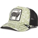 czapka-trucker-zielono-czarna-owca-black-sheep-parade-the-farm-paisley-od-goorin-bros