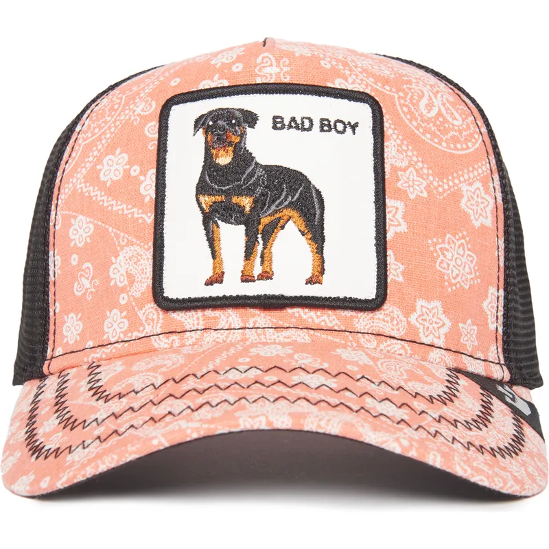 cepur-izliekta-soferis-roza-snapback-perro-rottweiler-bad-boy-lovesexy-the-farm-paisley-the-farm-no-goorin-bros