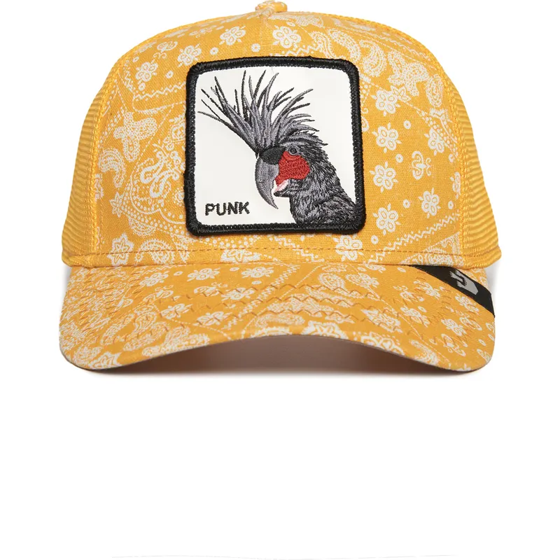 cepur-izliekta-truckeris-dzeltens-snapback-punk-spray-paint-arch-the-farm-paisley-the-farm-no-goorin-bros