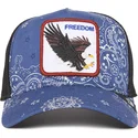 cepur-izliekta-soferis-tumsi-zils-snapback-aguila-freedom-a-the-w-in-a-d-the-farm-paisley-the-farm-no-goorin-bros