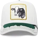cepur-izliekta-truckeris-balts-snapback-cash-silky-cow-the-farm-silky-roots-the-farm-no-goorin-bros