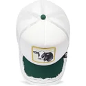 cepur-izliekta-truckeris-balts-snapback-cash-silky-cow-the-farm-silky-roots-the-farm-no-goorin-bros