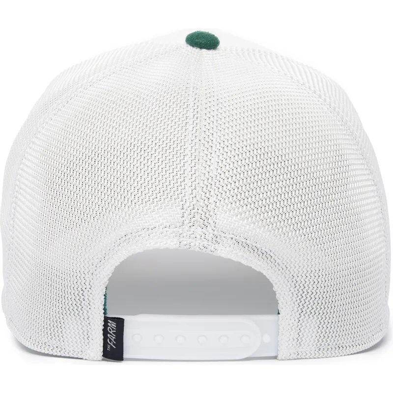 cepur-izliekta-truckeris-balts-snapback-cash-silky-cow-the-farm-silky-roots-the-farm-no-goorin-bros