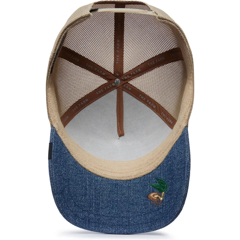 cepur-izliekta-soferis-zils-snapback-conejo-tricky-silky-rabbit-the-farm-silky-roots-the-farm-no-goorin-bros