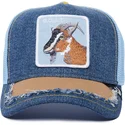 cepur-izliekta-truckeris-zils-snapback-goat-silky-goat-the-farm-silky-roots-the-farm-no-goorin-bros