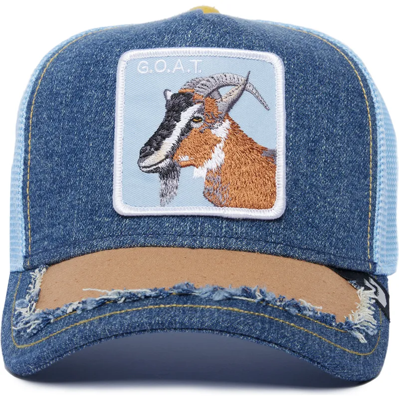 cepur-izliekta-truckeris-zils-snapback-goat-silky-goat-the-farm-silky-roots-the-farm-no-goorin-bros