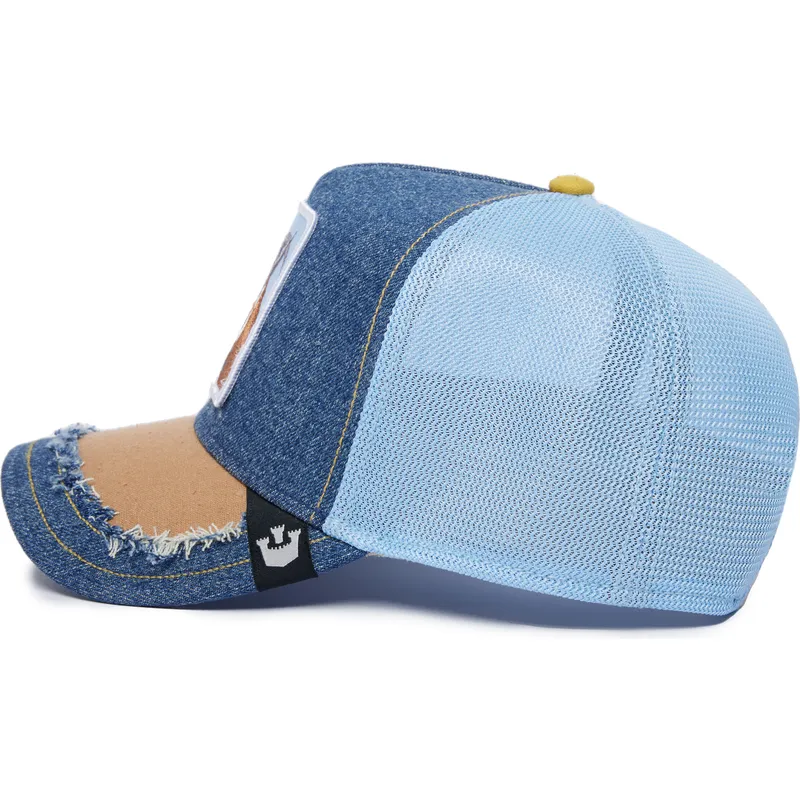 cepur-izliekta-truckeris-zils-snapback-goat-silky-goat-the-farm-silky-roots-the-farm-no-goorin-bros
