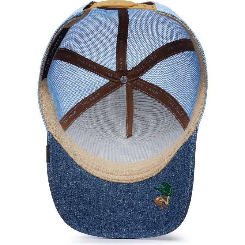 cepur-izliekta-truckeris-zils-snapback-goat-silky-goat-the-farm-silky-roots-the-farm-no-goorin-bros