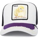 cepur-izliekta-truckeris-balts-snapback-silky-chick-the-farm-silky-roots-the-farm-no-goorin-bros