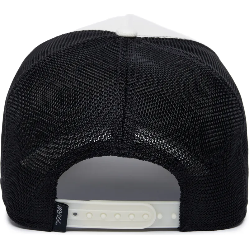 cepur-izliekta-soferis-balts-snapback-pollito-silky-chick-the-farm-silky-roots-the-farm-no-goorin-bros