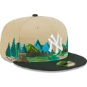 cepur-plakana-bruns-pieguloss-59fifty-team-landscape-no-new-york-yankees-mlb-no-new-era