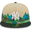 cepur-plakana-bruns-pieguloss-59fifty-team-landscape-no-new-york-yankees-mlb-no-new-era