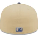 los-angeles-dodgers-mlb-new-era-59fifty-team-landscape-braune-und-blaue-flache-kappe