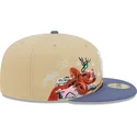 los-angeles-dodgers-mlb-new-era-59fifty-team-landscape-braune-und-blaue-flache-kappe