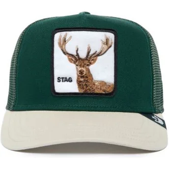 Cepur izliekta šoferis zaļš snapback ciervo Stag The Farm Premium The Farm no Goorin Bros.
