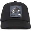 cepur-izliekta-melns-snapback-killer-whale-100-the-farm-all-over-canvas-the-farm-no-goorin-bros