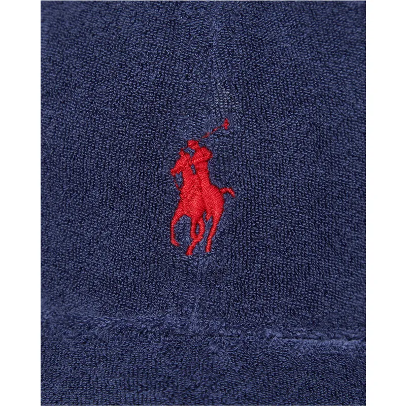 cepur-izliekta-tumsi-zils-regulejams-cotton-terry-classic-sport-no-polo-ralph-lauren