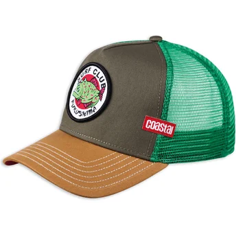 Cepur izliekta truckeris zaļš snapback Fukushima HFT no Coastal