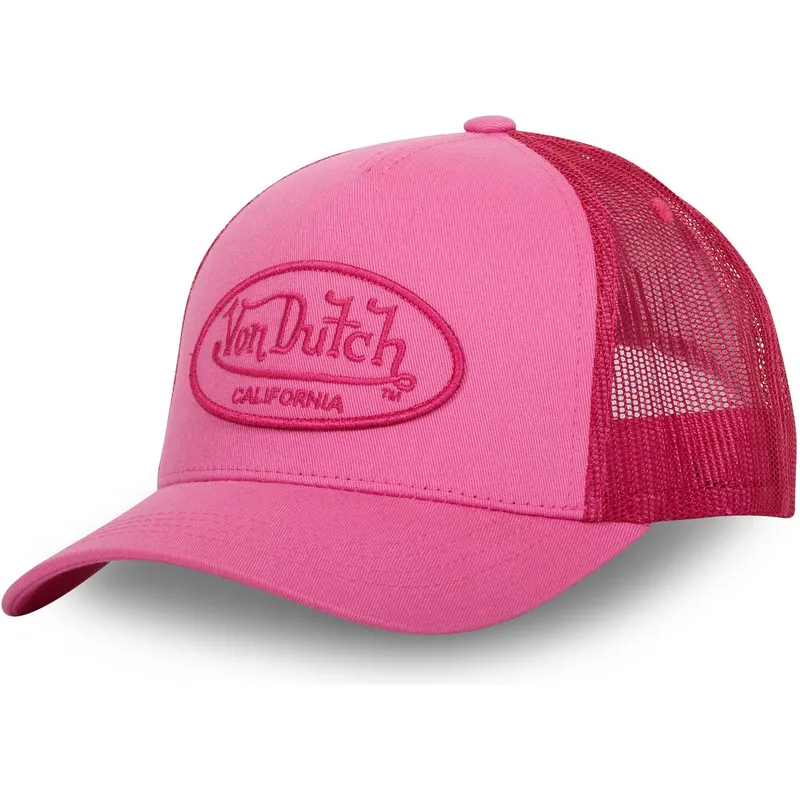 cepur-izliekta-truckeris-roza-snapback-lof-cb-a6-no-von-dutch