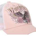 gorra-trucker-rosa-y-blanca-eagle-rp-aguila-de-von-dutch