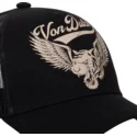 cepur-izliekta-truckeris-melns-snapback-lion-nr-no-von-dutch