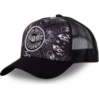 Cap izliekta black snapback no Von Dutch