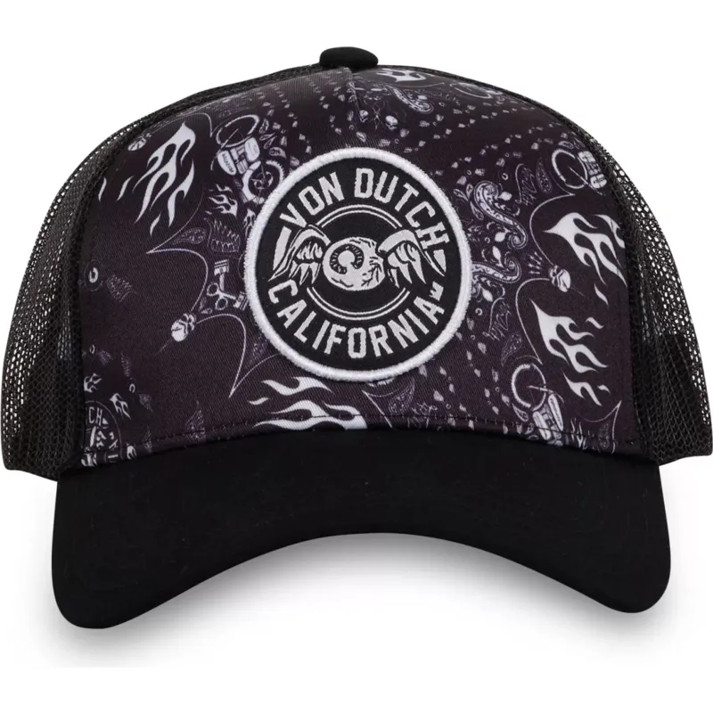 cap-izliekta-black-snapback-no-von-dutch