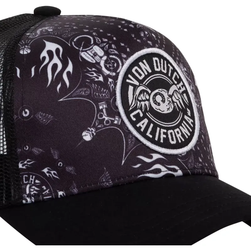 casquette-trucker-noire-ban-ct-von-dutch