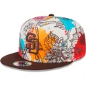 cepur-plakana-daudzkrasains-snapback-9fifty-spring-no-san-diego-padres-mlb-no-new-era