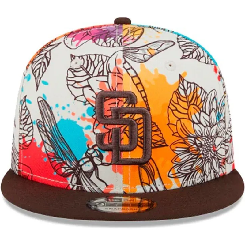 cepur-plakana-daudzkrasains-snapback-9fifty-spring-no-san-diego-padres-mlb-no-new-era