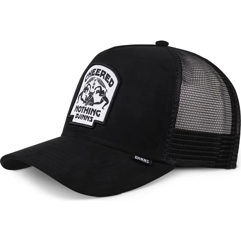 cepur-izliekta-truckeris-melns-snapback-hft-cheered-bull-no-djinns