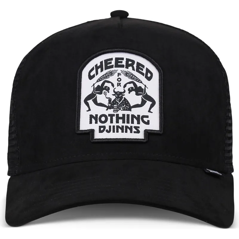 cepur-izliekta-truckeris-melns-snapback-hft-cheered-bull-no-djinns