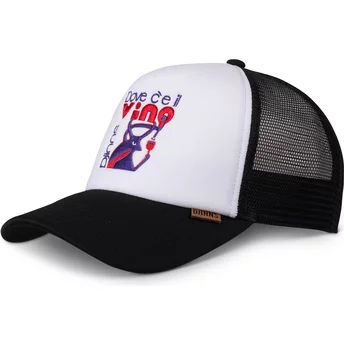 Djinns Vino HFT Food Black and White Trucker Hat