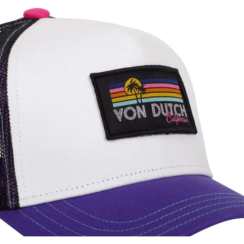 von-dutch-surf03-weisse-und-violette-trucker-kappe