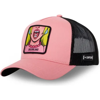 Gorra trucker rosa y negra Dreamland DRE2 Cute de Capslab