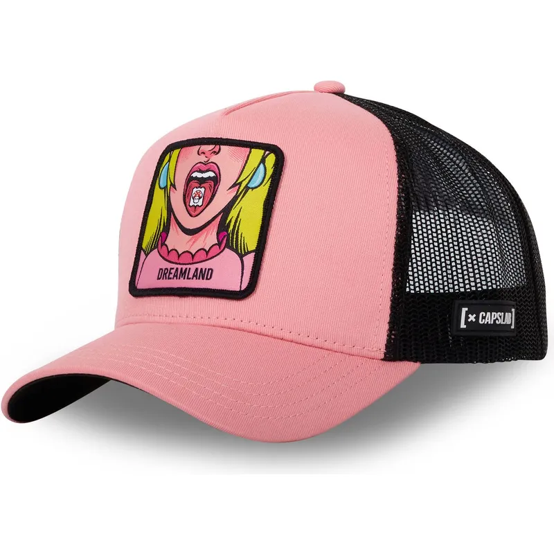 cepur-izliekta-truckeris-roza-snapback-dreamland-dre2-cute-no-capslab