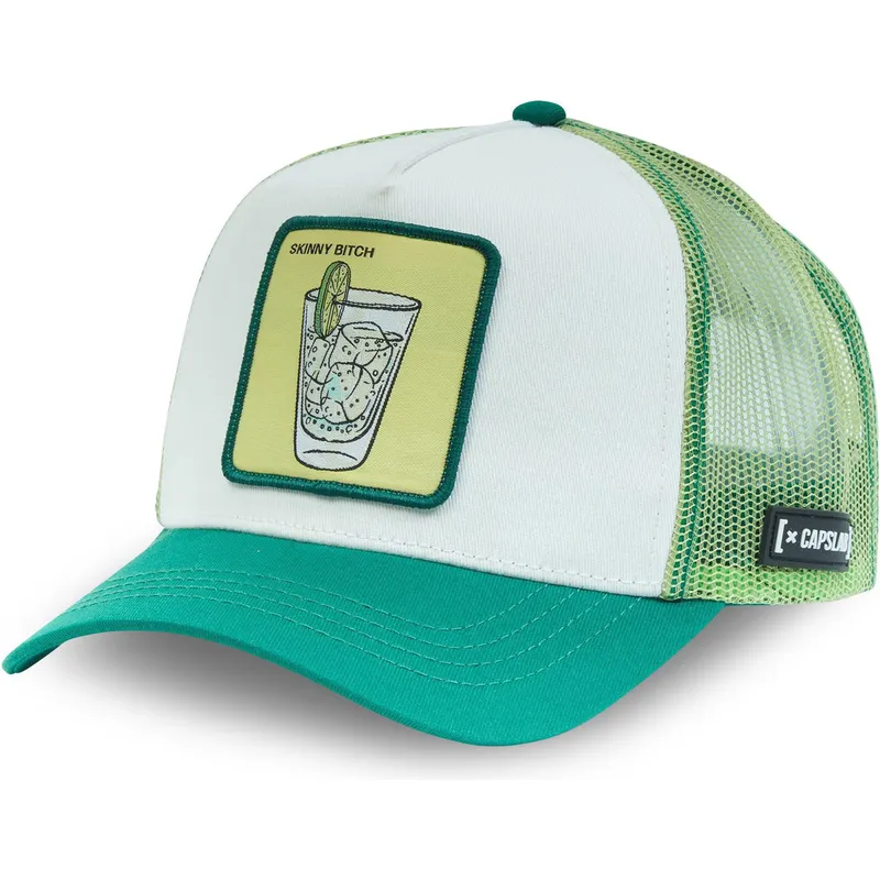 cepur-izliekta-truckeris-zals-snapback-ski-skinny-bitch-kokteili-no-capslab cepur-izliekta-truckeris-zals-snapback-ski-skinny-bitch-kokteili-no-capslab