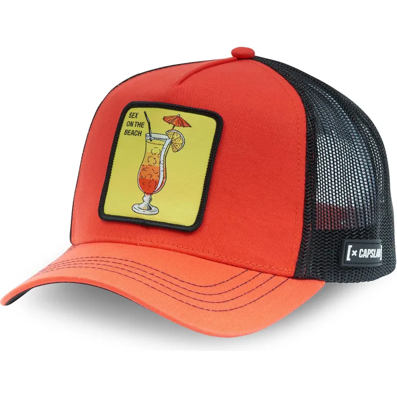 cepur-izliekta-truckeris-oranzs-snapback-sex-on-the-beach-kokteili-no-capslab