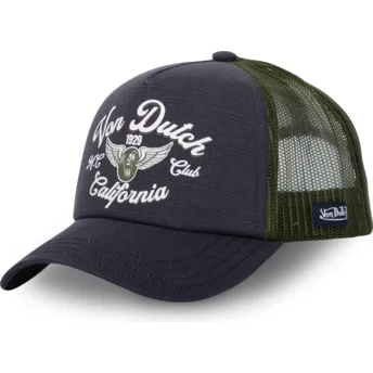 Cepur izliekta truckeris pelēks snapback CREW11 no Von Dutch