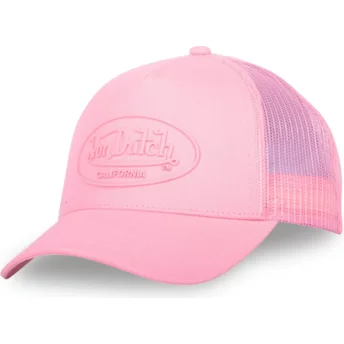 Cepur izliekta truckeris rozā snapback LOG03 no Von Dutch
