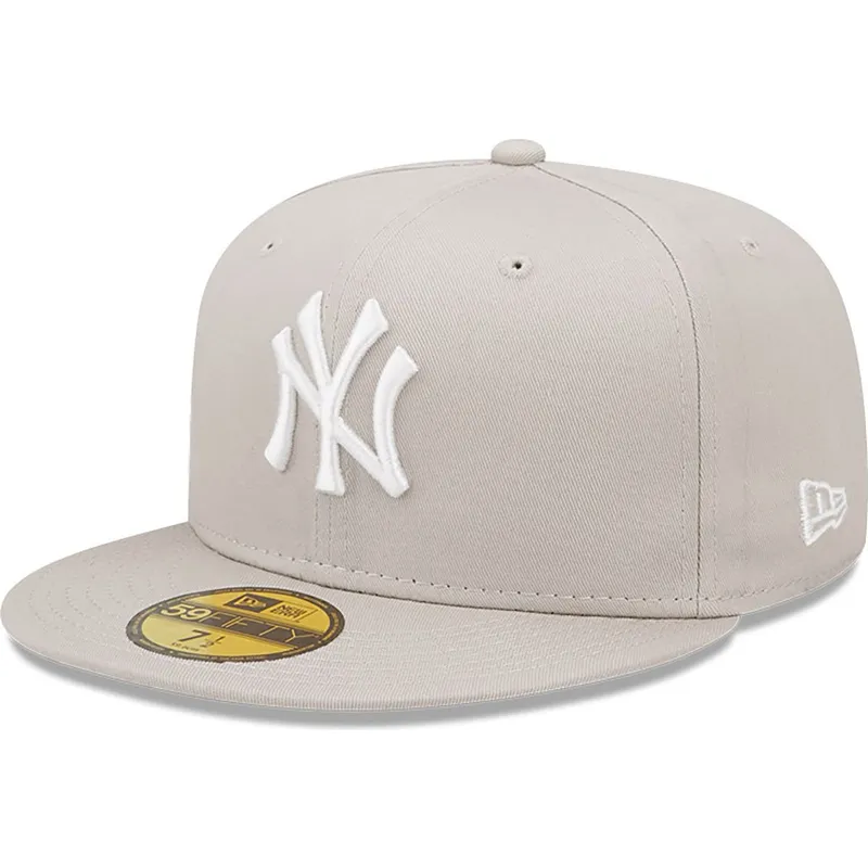 cap-plakana-beige-ajustada-59fifty-league-essential-no-new-york-yankees-mlb-no-new-era