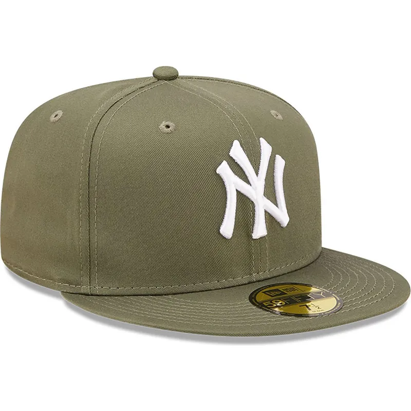 cap-plakana-green-ajustada-59fifty-league-essential-no-new-york-yankees-mlb-no-new-era