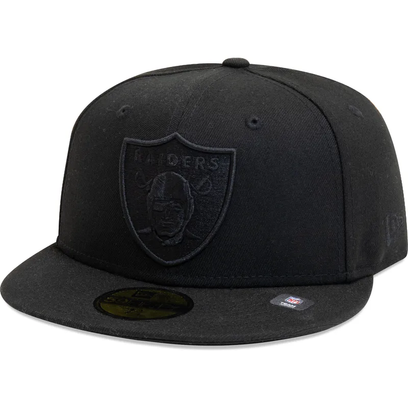 cepur-plakana-melns-pieguloss-59fifty-essential-no-las-vegas-raiders-nfl-no-new-era