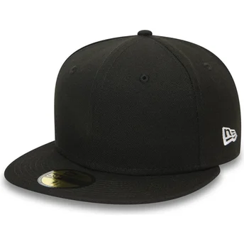 Cap plakana black ajustada 59FIFTY no New Era