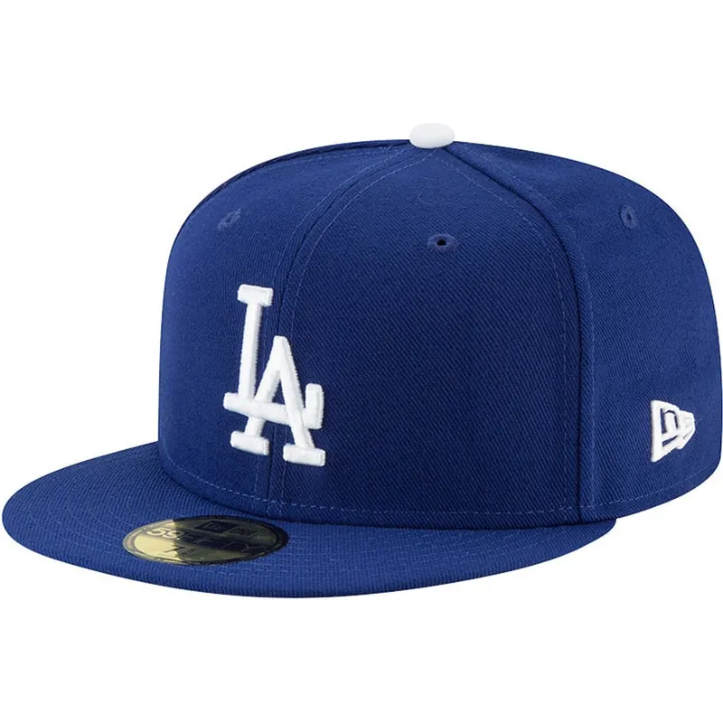 plaska-niebieska-dopasowana-czapka-59fifty-authentic-on-field-game-los-angeles-dodgers-mlb-new-era