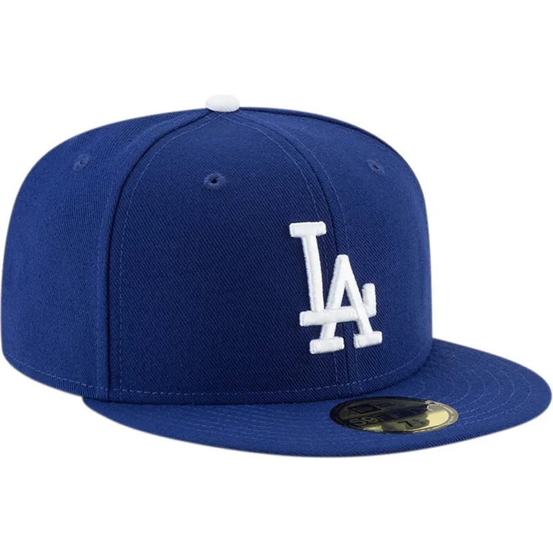 plaska-niebieska-dopasowana-czapka-59fifty-authentic-on-field-game-los-angeles-dodgers-mlb-new-era