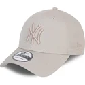 cap-izliekta-beige-adjustable-strap-9forty-league-essential-poly-no-new-york-yankees-mlb-no-new-era