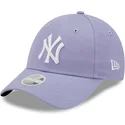 cap-izliekta-violet-adjustable-strap-9forty-league-essential-no-new-york-yankees-mlb-no-new-era
