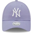 cap-izliekta-violet-adjustable-strap-9forty-league-essential-no-new-york-yankees-mlb-no-new-era